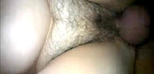  Wife&039;s hairy pussy fucked by friend on new years eve